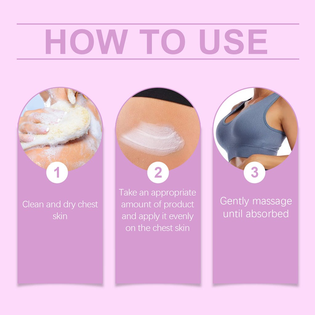 Oceaura Breast Firming Care Cream, Breast Firming And Firming Breast Skin Massage Nourishing And Lifting Cream - Inner Bloom