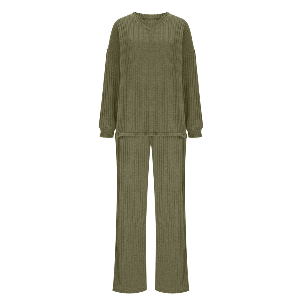 Casual Two-Piece Set with T-Shirt and Pants