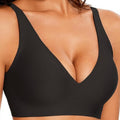 Seamless wire-free comfortable full-cup bra
