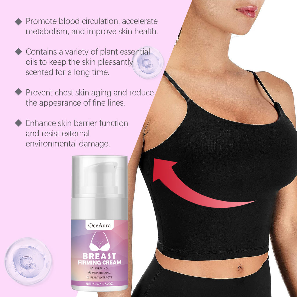 Oceaura Breast Firming Care Cream, Breast Firming And Firming Breast Skin Massage Nourishing And Lifting Cream - Inner Bloom