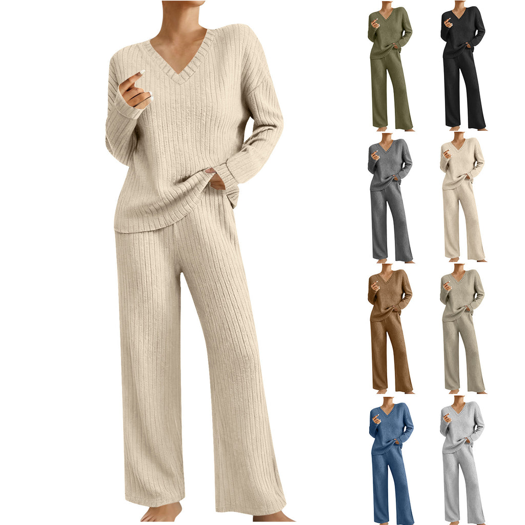 Casual Two-Piece Set with T-Shirt and Pants